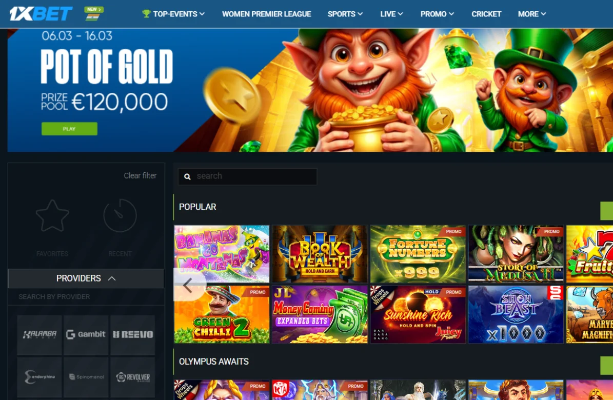 1xbet casino