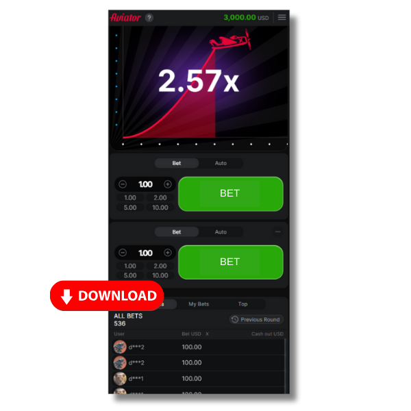 Aviator app download